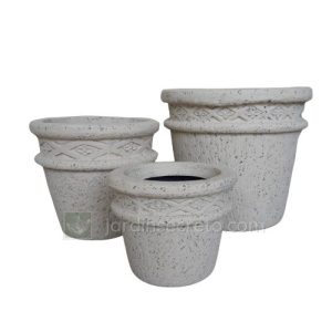 Macetas de Fibra de Vidrio Modelo Vaso Flor